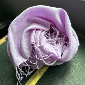 Nordstrom Tissue Weight Wool & Cashmere Scarf (light purple)